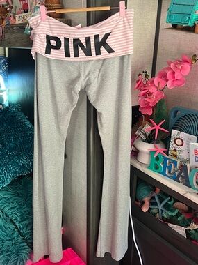 VS Pink Fold Over Leggings